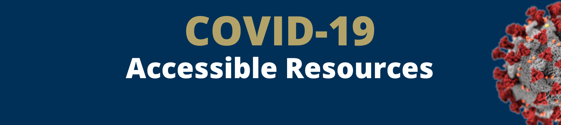Welcome to the COVID-19 Accessible Resources Microsite!